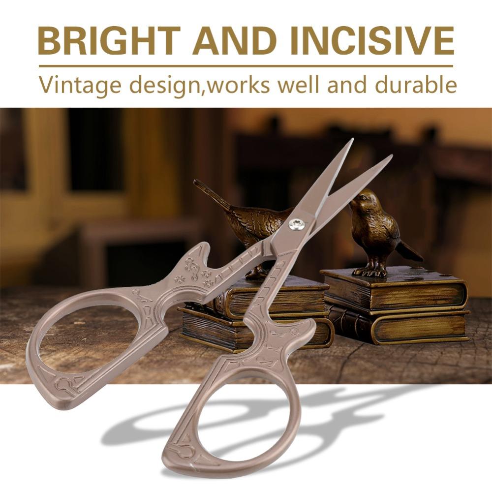 Stainless Steel DIY Scissors Mini Size Cutting Scissors Premium Craft Scissors  For DIY Crafting