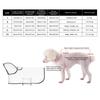 Dog Raincoat Transparent Soft Frosted Pet Waterproof TPU Cape with Hood for Outdoor Walking Playing