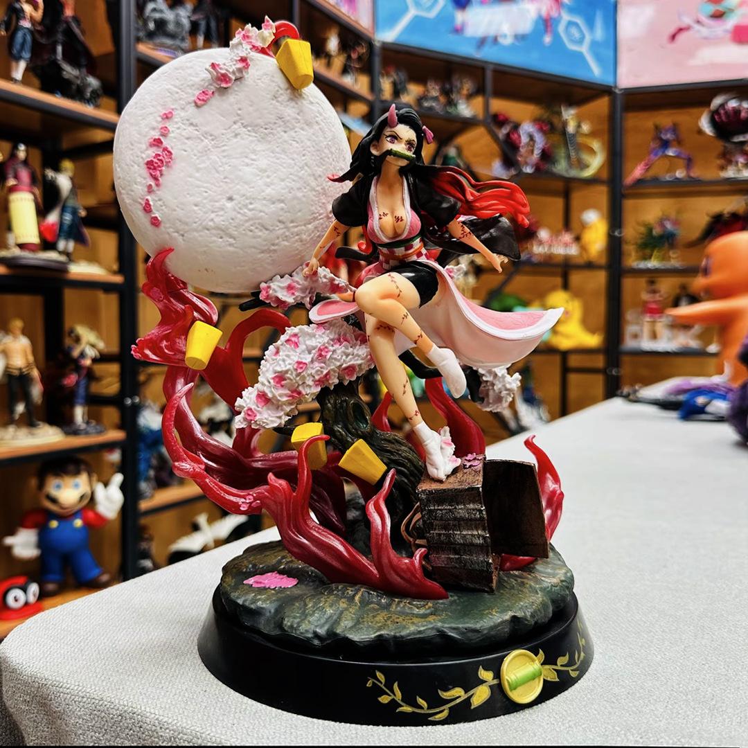 

14.5cm Demon Slayer Kamado Nezuko Anime Figure Model Gk Statue Collection Desktop Decoration Ornament Playthings Gifts no box