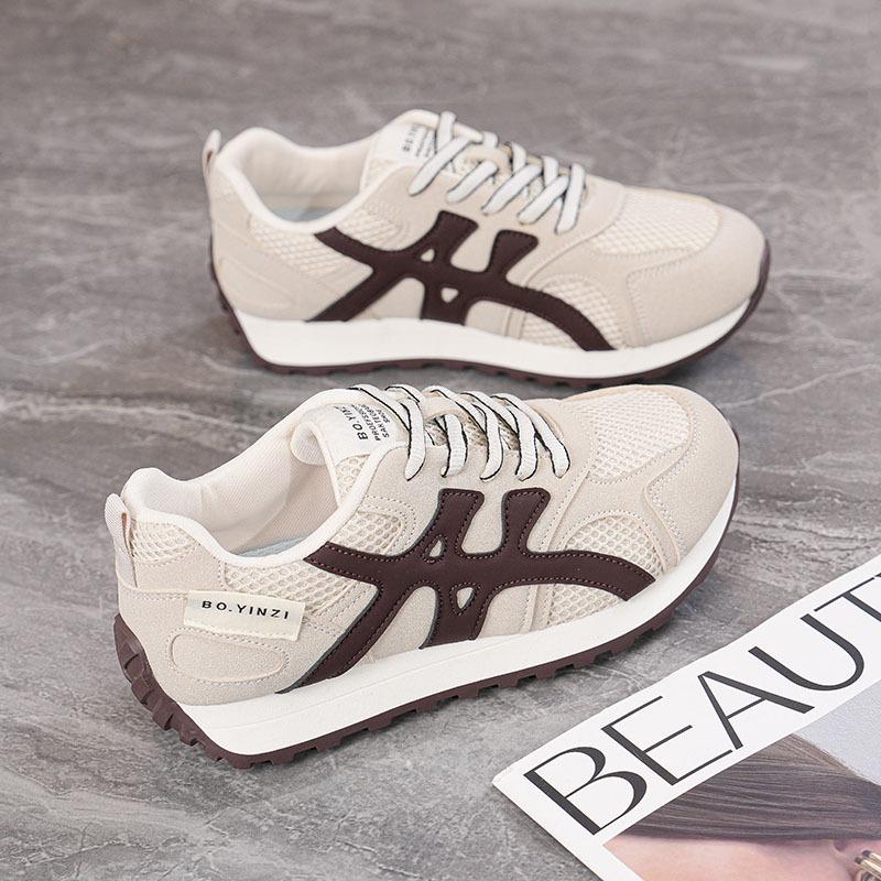 Spring new ins trendy mesh breathable shoes student street shooting sports leisure running shoes K