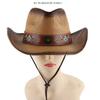 Stroh-Cowboyhut Bestickter Cowboyhut Überraschungsgeschenk für Freund