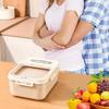 Rice Storage Grain Storage Jar Rice Storage Container Airtight Food Container Rice Holder Bin With Measuring Cup For Kitchen