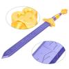 3D-Druck Schwert Spielzeug PLA Rollenspiel Schwert Cosplay Kostüm Requisite für Sammlung Festival Feiertagsgeschenke Gelb Blau