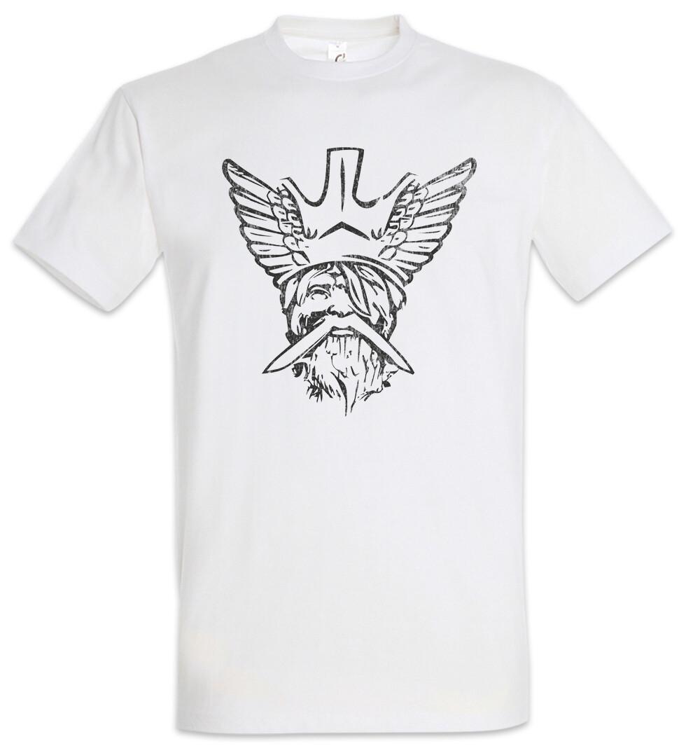 Odhin V Herren T-Shirt Odhins Wölfe Odin Wolves Paganism Newpaganism Heidentum XL