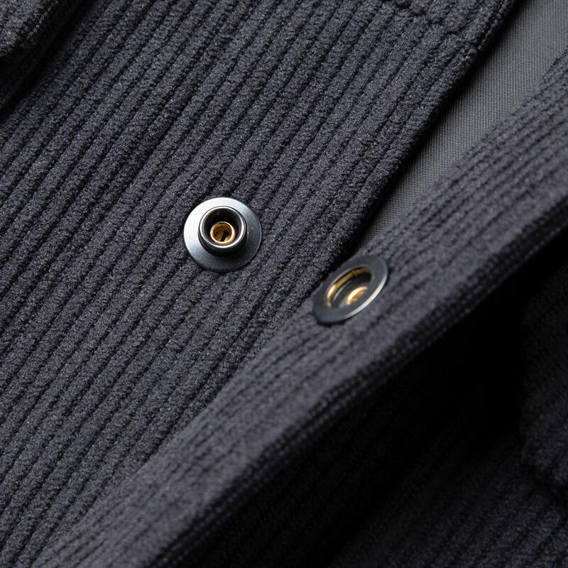 JOW Men's Corduroy Multi-Pocket Workwear Jacket