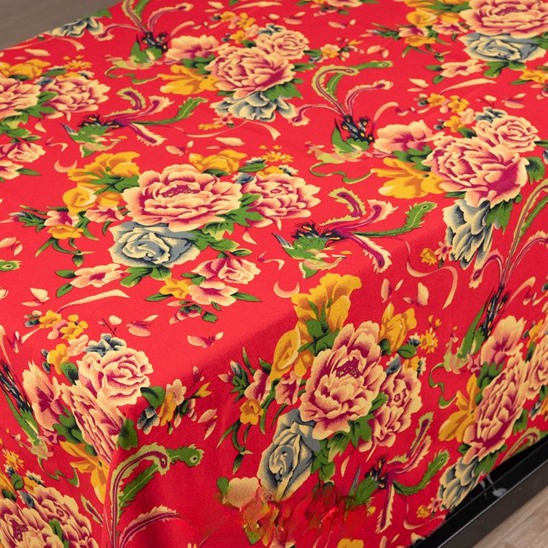 100x150cm Ethnic Printed Fabric Cotton Bohemian Retro Dress Clothes Pillow Tablecloth Fabric Handmade DIY Fabric Cotton Linen