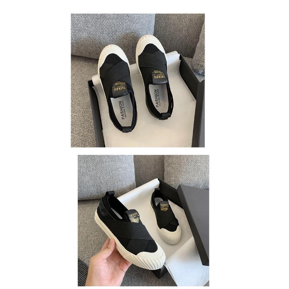 White Women's Casual Flat Shoes