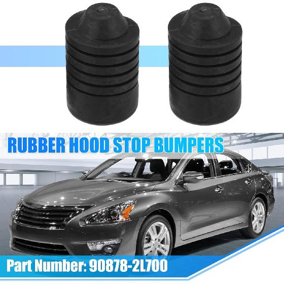 2Pcs Rubber General Cushion Bumper Hood for N-is-s-an 200SX Altima Frontier Quest