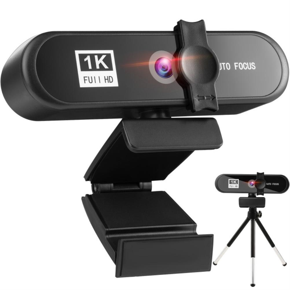 4K Webcam Auto Focus HD USB Camera with Microphone for PC Live Streaming Plug and Play Network Video Conference
