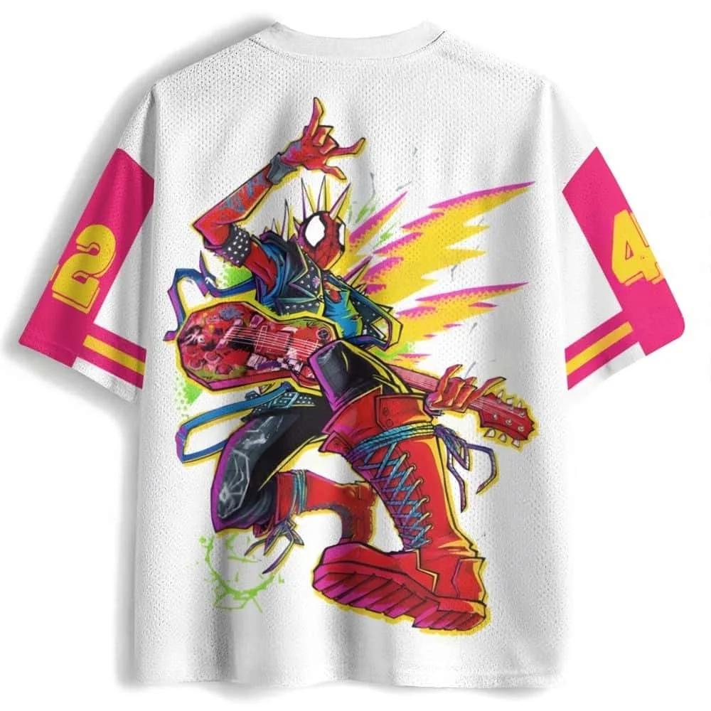 Summer Popular Spider Leisure Sports Street Fashion Home Couple Breathable T-shirt Short Sleeve V-neck Shirt