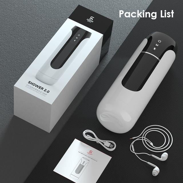 W pełni wodoodporne męskie masturbatory do noszenia, automatyczne, kieszonkowe, teleskopowe, urządzenie do robienia loda, trener penisa