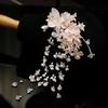 Korean Style Headdress Convallaria Flowers Handmade Tassel Hairpin Vintage Wedding Dress Hair Accessories Mori Bridal Accessories Wedding Headwear