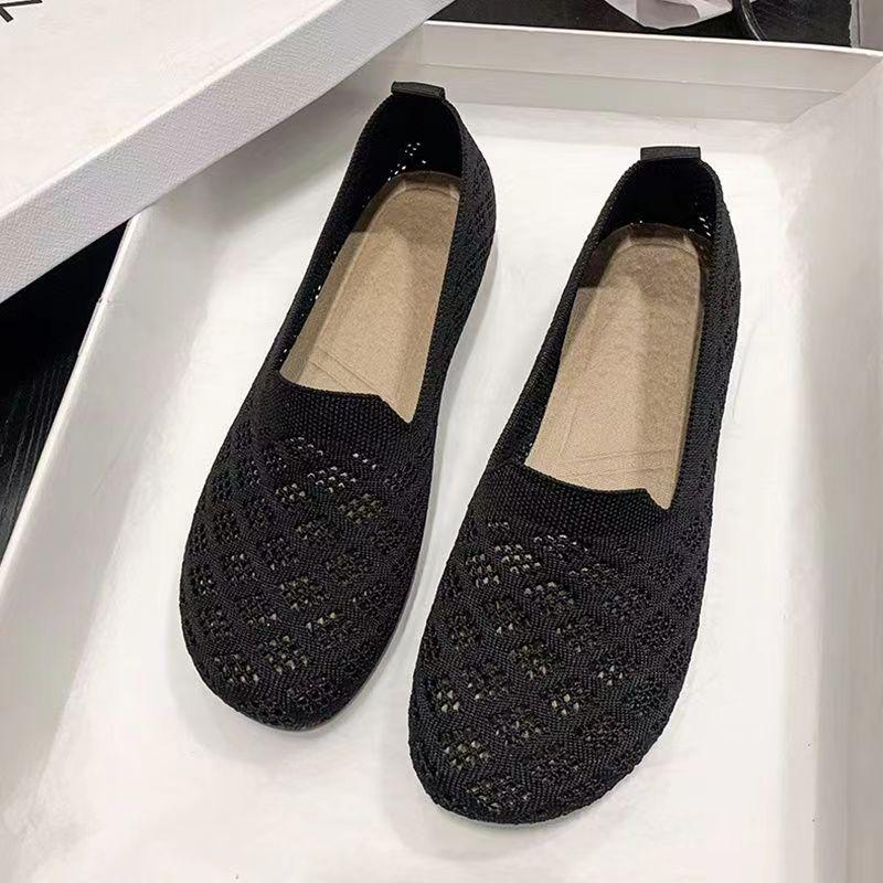 Весенние и летние парусиновые женские туфли — фото 7