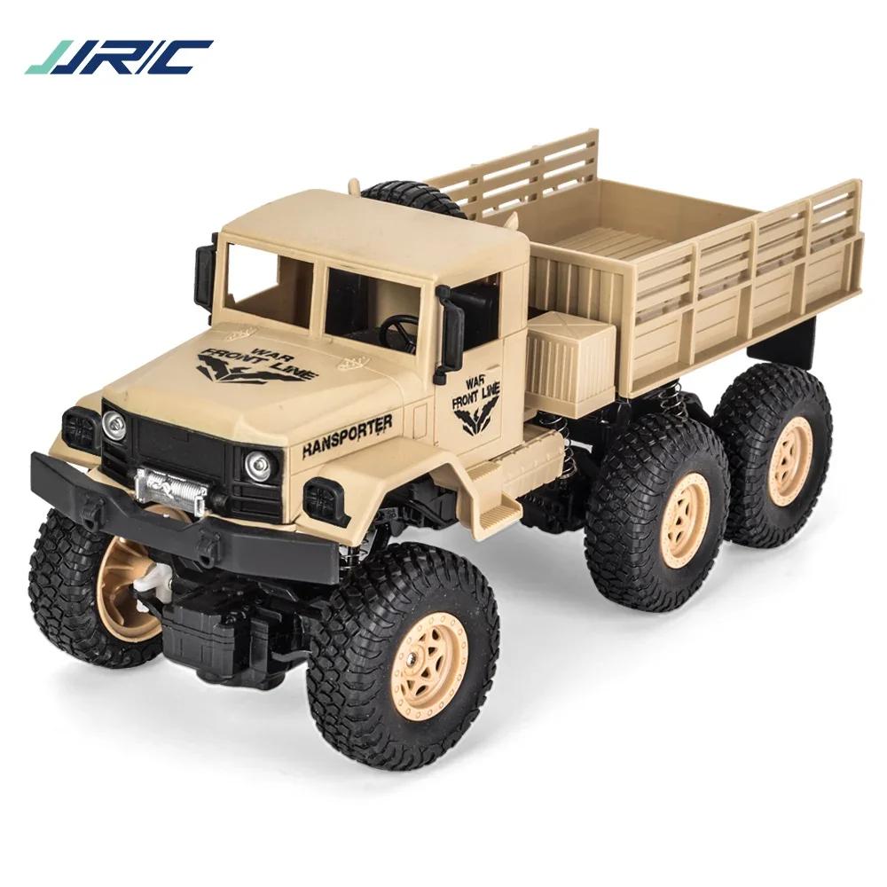 Jjrc Q68 Q69 1/18 2.4G Rc Heavy Truck 4Ch Off-Road Car With Lights 6Wd Brushed Motor Climbing Vehicle Rtr Model Kids Toys Boys