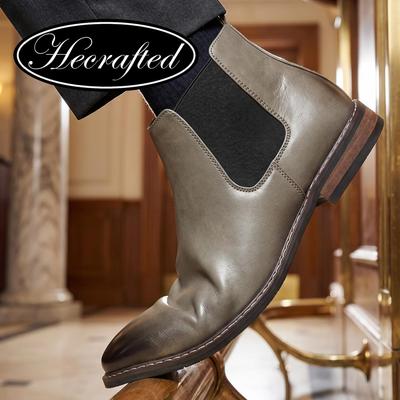 Herren Stiefel 2026 Marke Lässig Bequem Mode Chelsea Boots