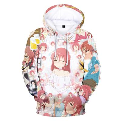 Bayan Kobayashi'nin Ejderha Hizmetçisi Kanna Kamui Cosplay Kapşonlu Hip Hop Grafik Sweatshirt Poleron Hombre Sokak Giyimi Harajuku Giysileri