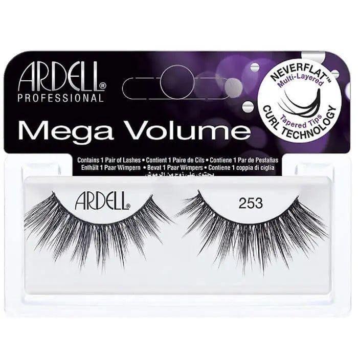 False Eyelashes - ARDELL - Mega Volume 253 - Multi-layered - 13mm - Reusable - Waterproof
