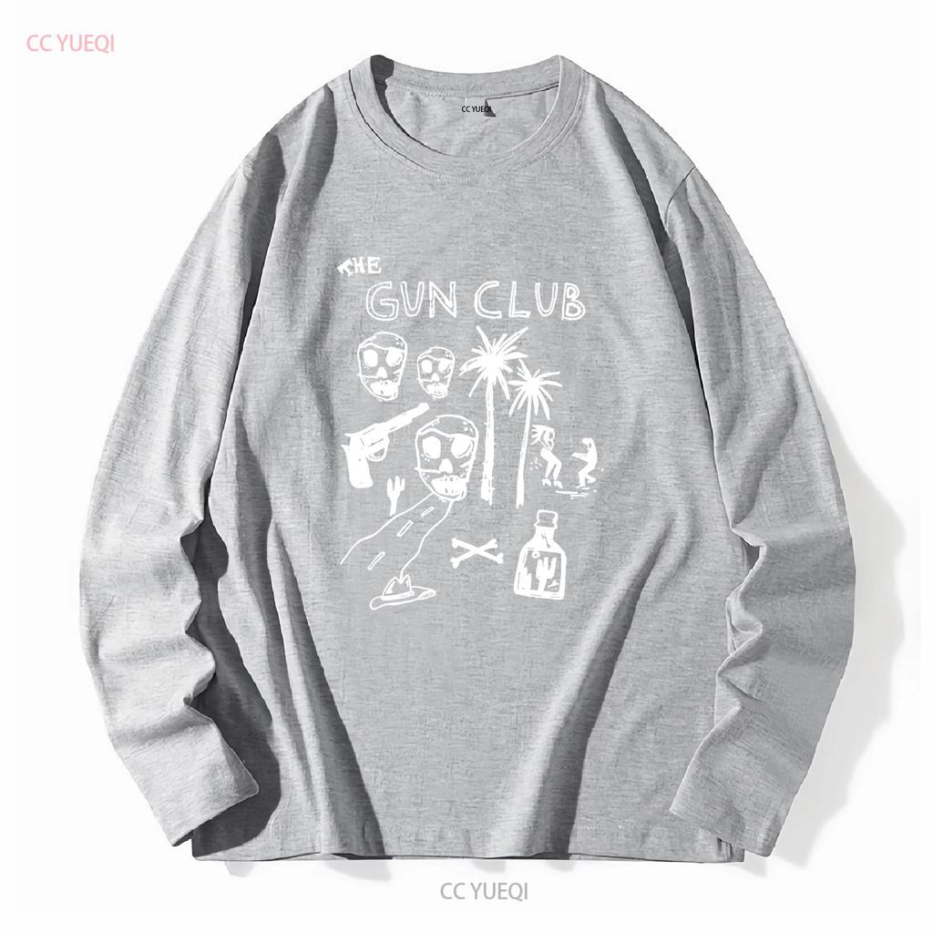 The Gun Club T Shirt Post Punk Band Sh vintage Washed Stretched graphic Unisex fashion Soft Slightly streetwear Casual