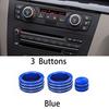 Car Air Conditioning Sound Knob Cover Interior Decoration For BMW 1 Series 2006-2012 E81 E82 E87 E88 ( 3 Or 4 buttons