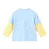 B.Duck Boys' Cartoon Striped Long Sleeve Top