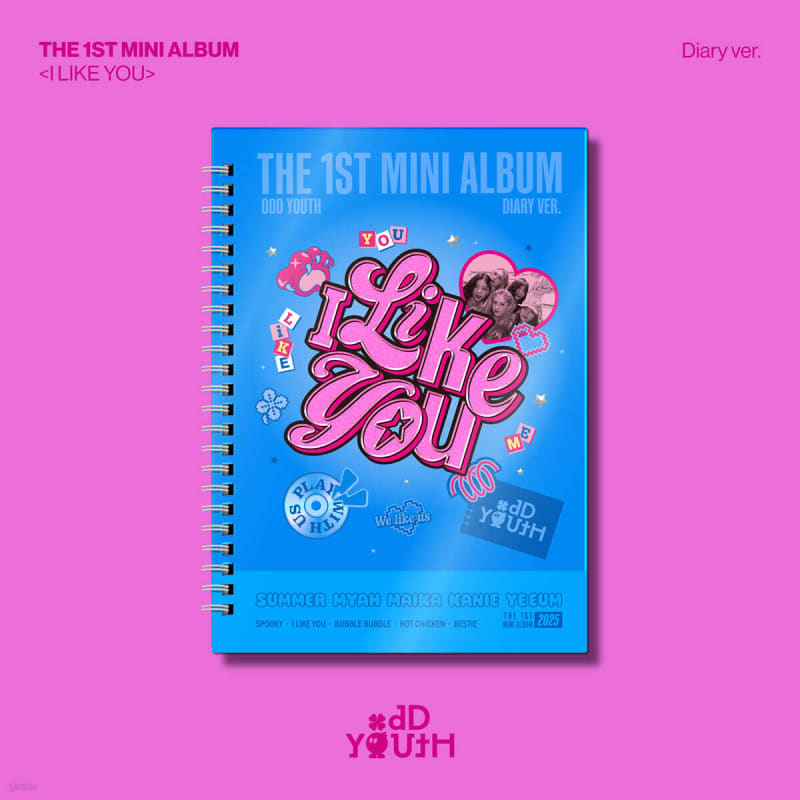 

ODD YOUTH - 1st Mini Album: I LIKE YOU [Diary ver.]