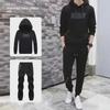 Men's Casual Hooded Sweatshirt Vest 3-Piece Suit – Fashionable and Simple for Autumn & Winter