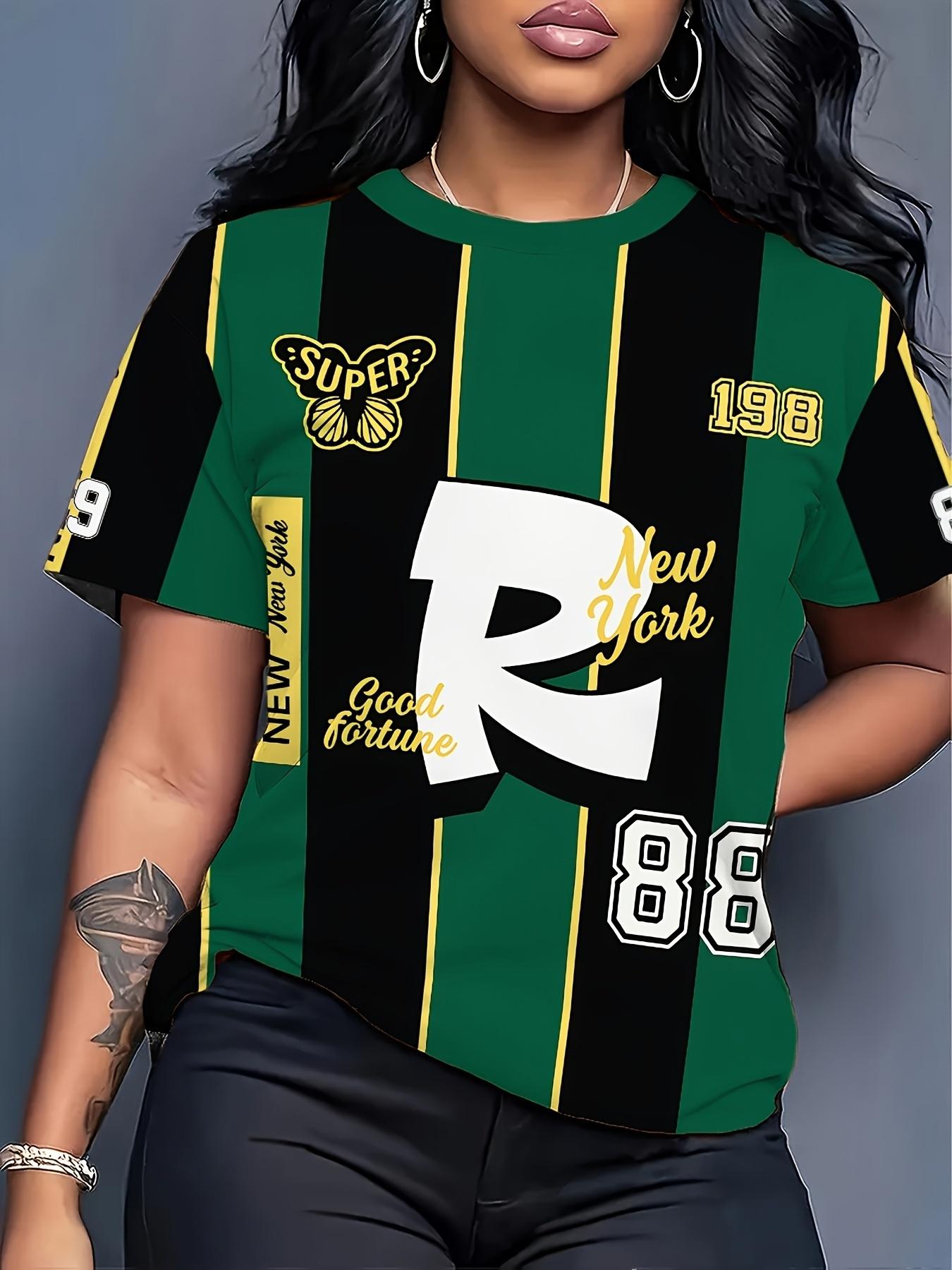 

A Green And Black Striped American-Style Short-Sleeve T-Shirt from New York. Measuring 223.52Cm. Featuring a Vintage Street Style. Perfect for Everyda M дубильная кора