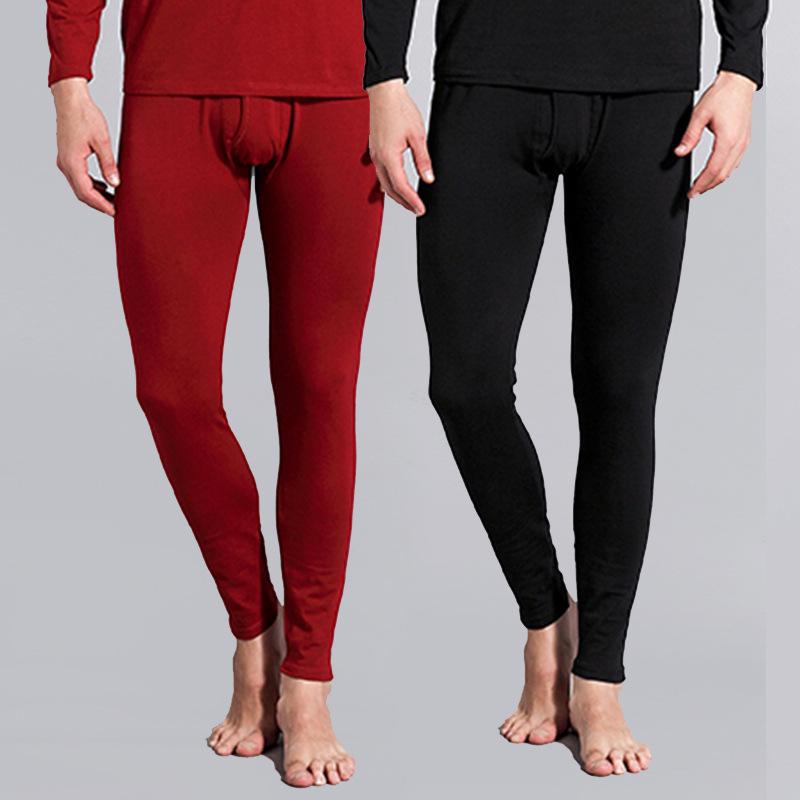 Water Fox Men's Combed Cotton Lycra Autumn Warm Casual Home Pants