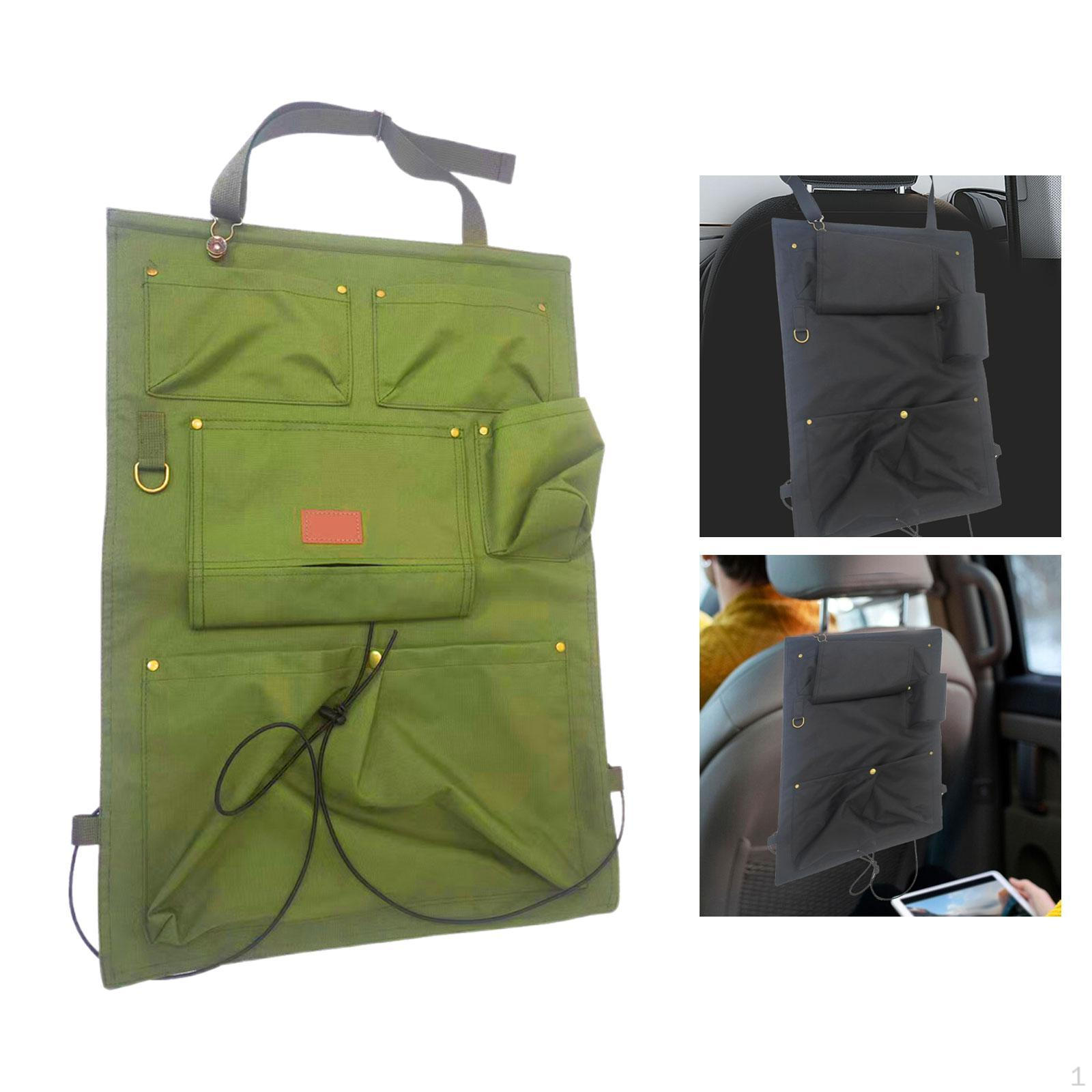 

Car Hanging Seat Back Organizer Generic, Traveling Accessories Multifunctional Auto Interior Storage зелений