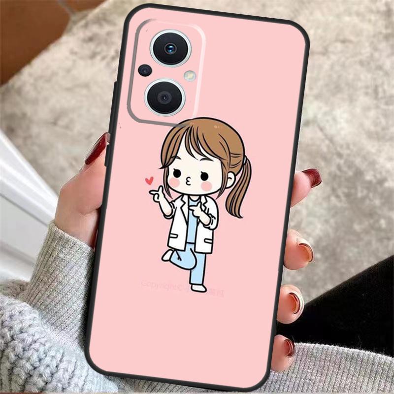 

Medical Doctor Nurse Medicine Student For OPPO Reno 14 10 11 12 13 Pro 7 8 Lite 8T 11F 12F 13F 14F OPPO Find X8 X5 X6 Pro Case OPPO Reno14