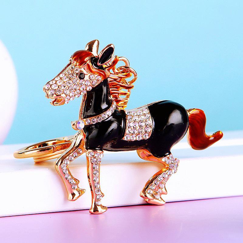 Pony Car Keychain Bag Pendant Metal Keychain Year Of The Horse