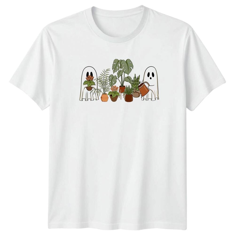 Spooky Cute Ghost TShirt Houseplant Lover Halloween Gift For Him And Her S
