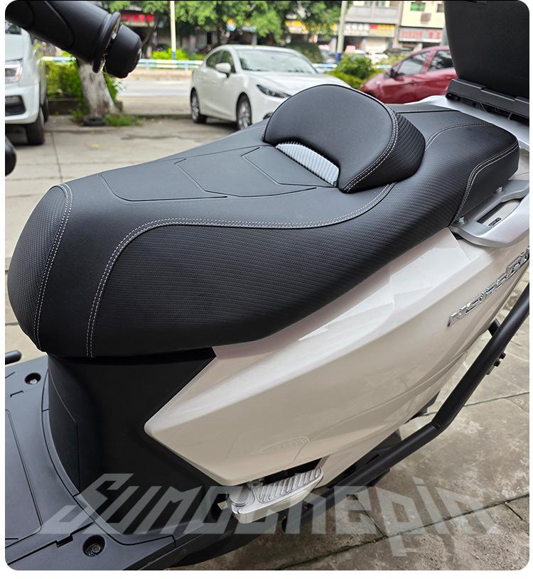 Compatible with Honda NS125GU SDH125T-45, Modified Leather Lowered Seat Cushion Assembly