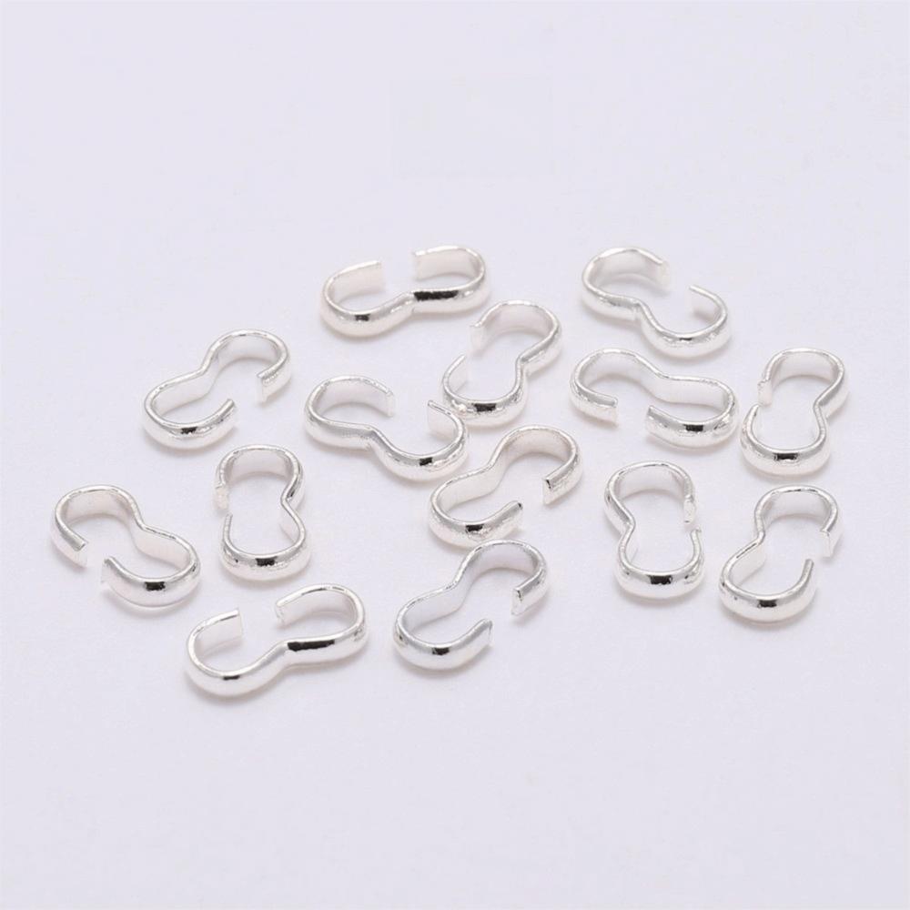 100Pcs Smooth Finish Charm Connector for Bracelets Necklaces Making DIY Jewelry Materials