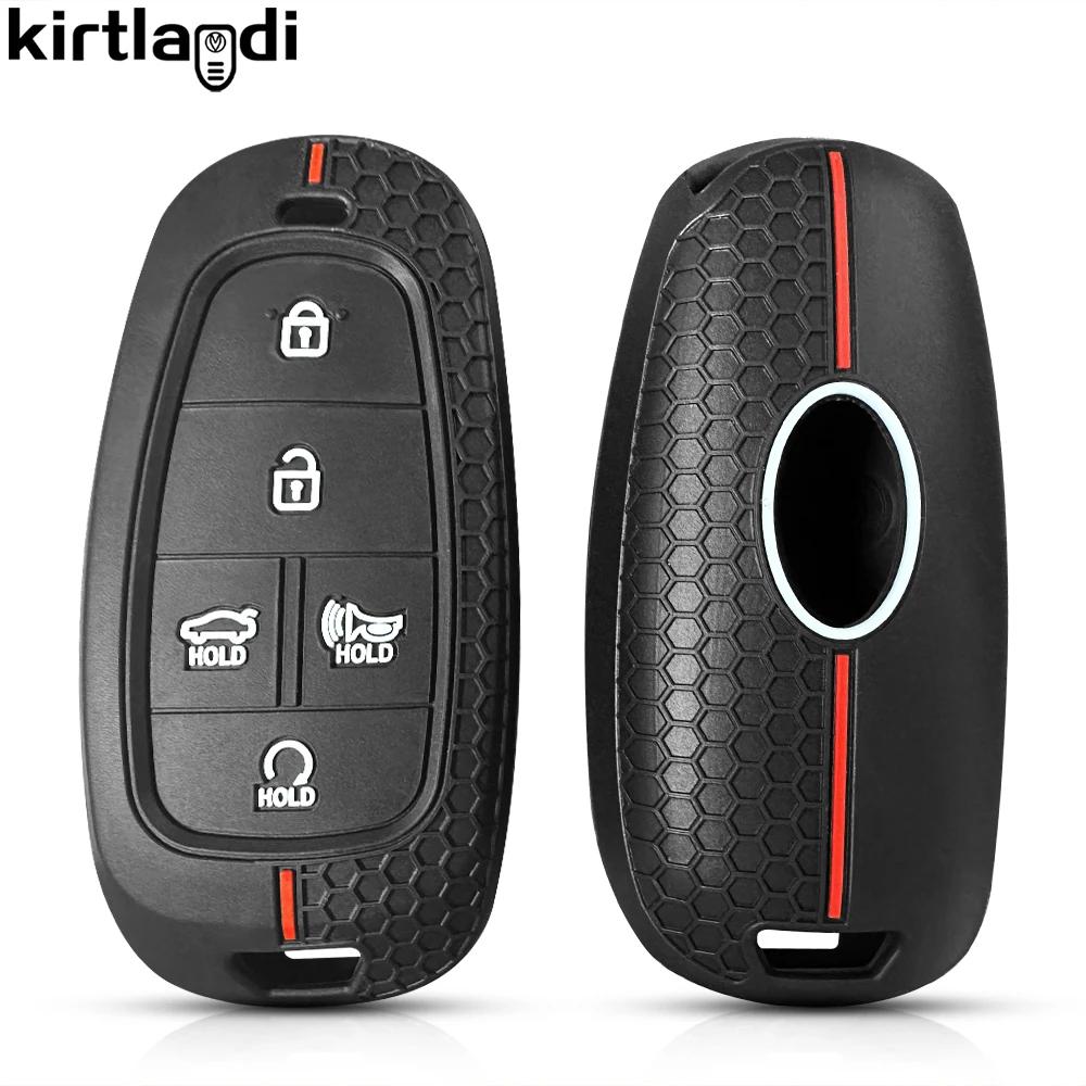 

Прозрачный ТПУ Чехол-накладка для ключа-пульта для Hyundai Tucson 2023 Santa Fe 4 NEXO NX4 Atos Prime Solaris 2021 Держатель Автоаксессуары