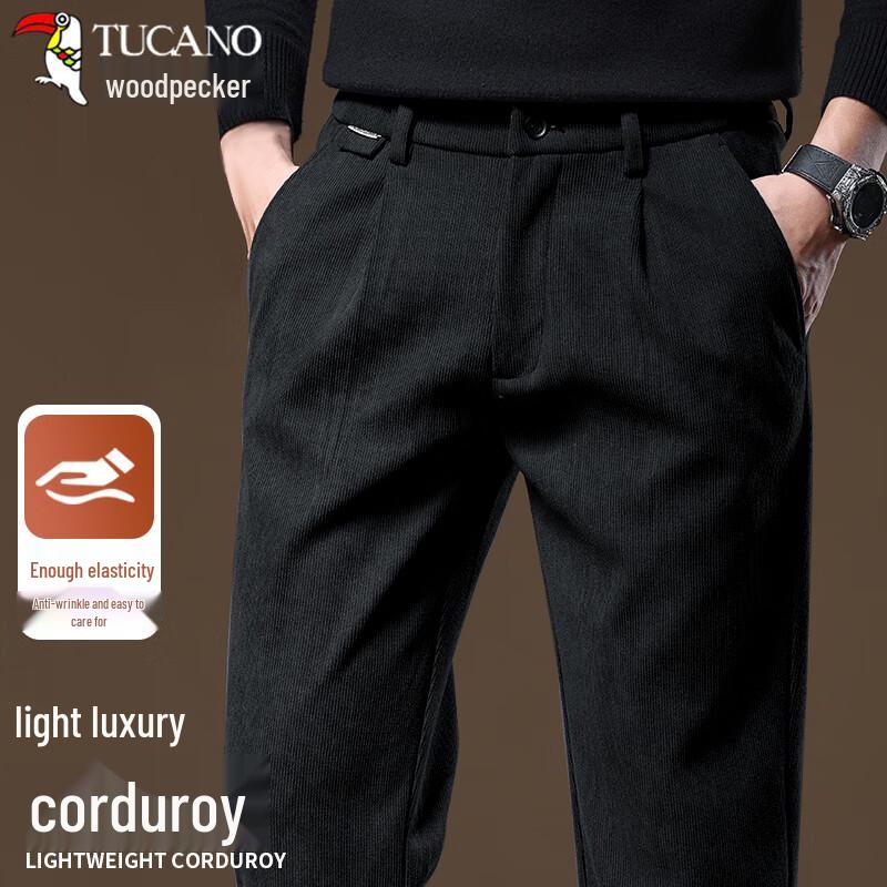 

TUCANO Men s Corduroy Casual Business Trousers 38