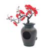110V Flower Vase Waterfall Fountain Tabletop Indoor FengShui Water Fountain Home Room Decoration Exquisite Workmanship Resin