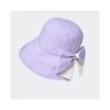 (LILA)Damen-Sommer-Sonnenschutz-Eimerhut Mit Fliege, Elegante Damen-Sonnenschutz-Strandkappe Im Freien