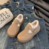 Fashion 2025 Women Winter Casual Boots New Moccasins Soft Platform Non-slip Loafers Fashion Warm Plush Slip on Female Cotton Boken Shoes
