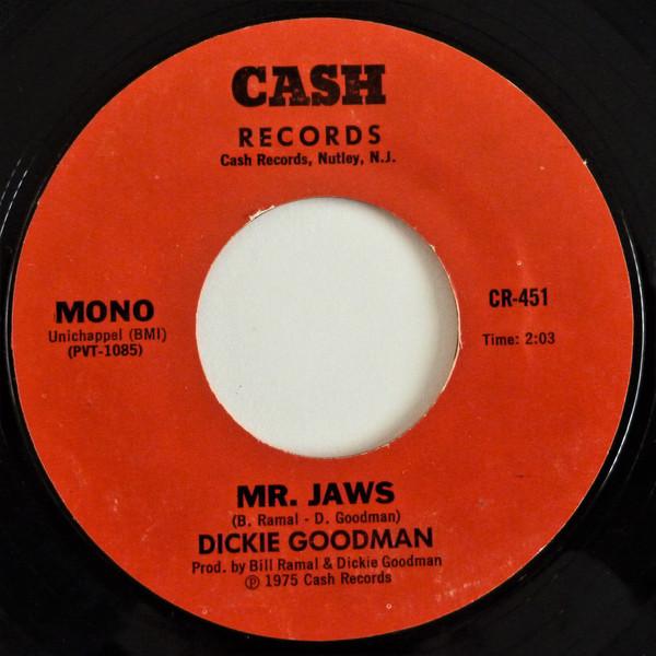 

7inch Record DICKIE GOODMAN - Mr. Jaws CR451 Cash Records 1975 US Soul/Funk Used