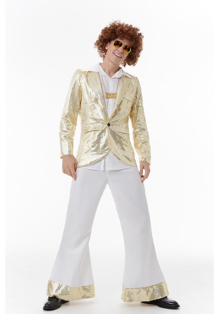 2025 Disco Halloween Party Costumes Dance Hip Hop Sets for Men & Women - Stage Performance Outfits