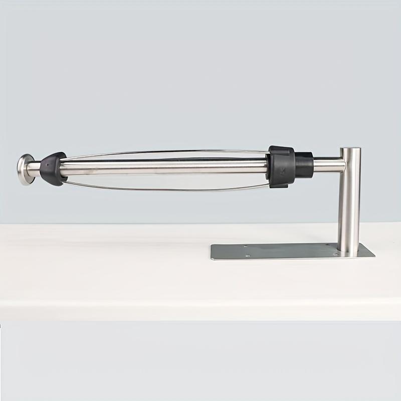 

A Damped Stainless Steel Kitchen Paper Towel Holder, a High-End Hanging Kitchen Paper Towel Rack That Can Be Operated with One Hand, Wall-Mounted