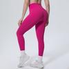 High-waisted, Skin-tight Running and Workout Leggings; Butt-lifting Fitness Leggings; Sexy, Figure-hugging Solid-colour Yoga Leggings for Pilates