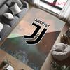 Tappeto Rug Juve per Soggiorno Camera da Letto Casa Decorazione Divano, Tappetino Antiscivolo per Giochi Bambini