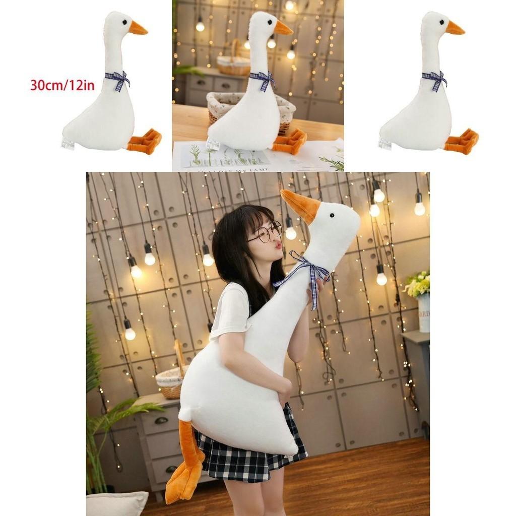 White Goose Pillow Plush Toy Adorable Sleeping Pillow Soft And Cuddly Stuffed Doll For Kids