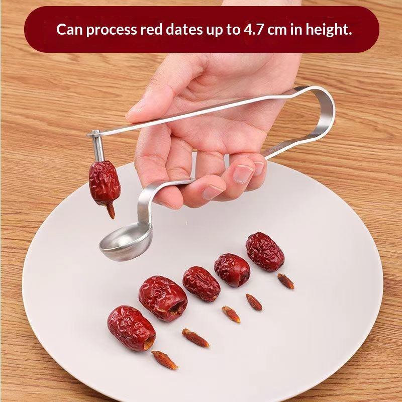 Stainless Steel Red Date Pitter Tool-Seed Corer Kitchen Gadget
