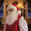 Funny Christmas Cosplay Props Festival Party False Beard Santa Mustaches Curly Wigs Santa Wig