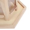 Outdoor Durable Wooden Plastic Hanging Transparent Bird Feeder House Food Case Pet Supplies