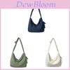 Nylon Tote Bag With Zipper Closure And Internal Pockets For Daily Use