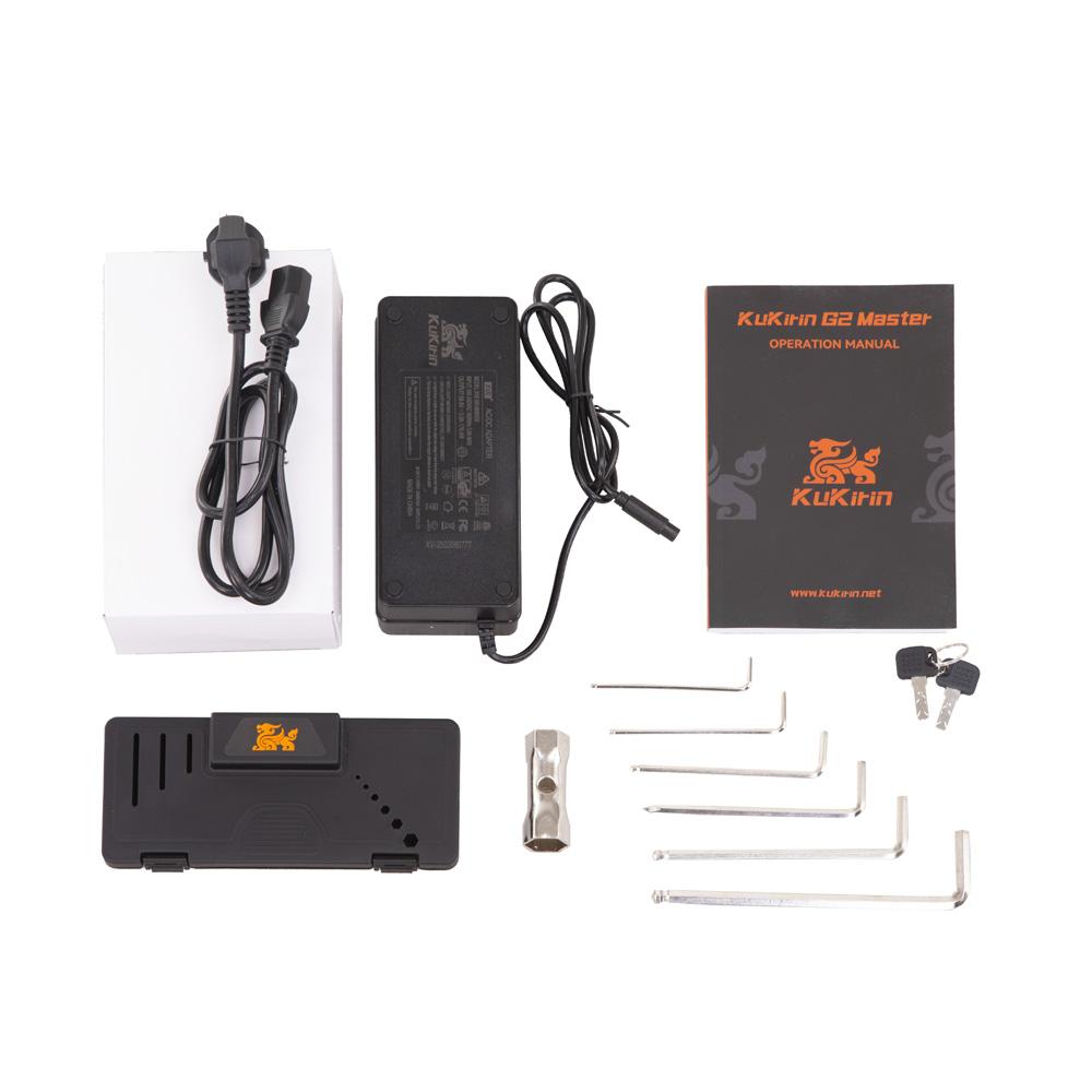 Kukirin G2 Master 2000W Dubbelmotor E-Skoter, 52V 20.8Ah, 60km/h Topphastighet, 70km Räckvidd, 10" Däck, Dubbel Skivbroms, Full Fjädring, IP54